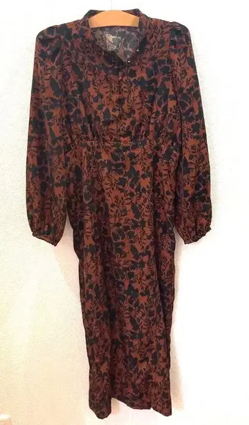 [ 새상품급 ] NANO universe 꽃무늬 미디 원피스