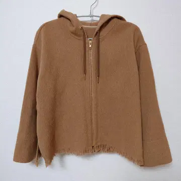 쿨 카리안 프린지 밑단 후드 부착 후드티 사이즈 38