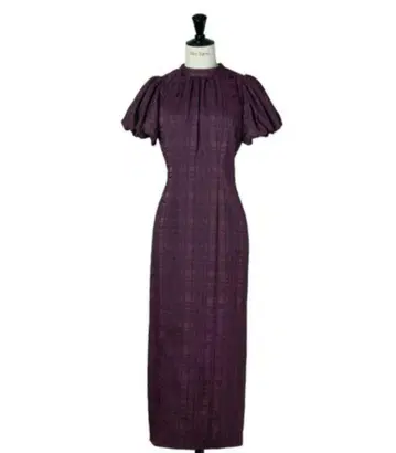 Herlipto Bloom-Sleeve Jacquard Dress Msi