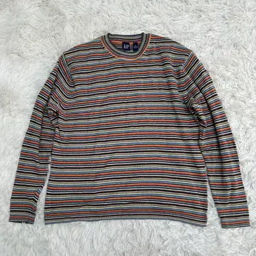 GAP 갭 90s 컬러풀 보더 니트 상의 믹스
