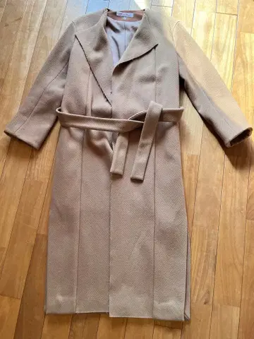 DRESS TERIOR 카멜 롱 코트 36사이즈
