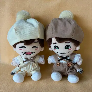 폼폼 모자 색상 다른 쌍둥이 세트 꼬마 인형 옷 인형 옷 나니와단시