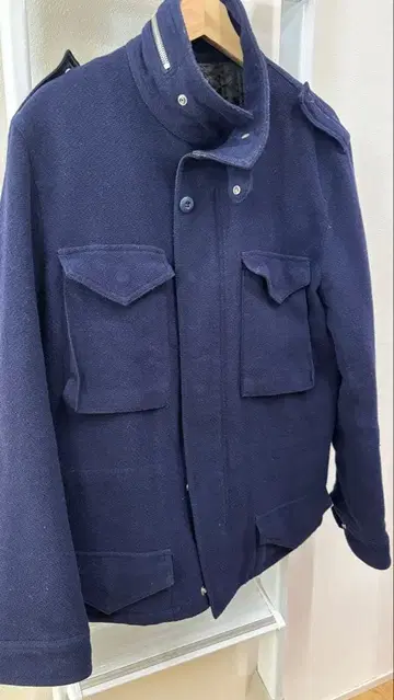 SOPHnet 남성용 네이비 자켓 깔끔한