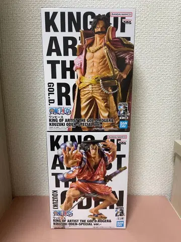 원피스 KING OF ARTIST 로저 오뎅 피규어 2종 세트