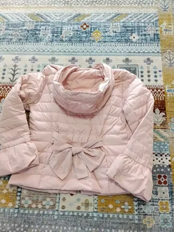 갤러리 비스콘티 다운 숏코트 핑크 L