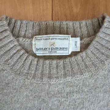Laidlaw & Fairgrieve 울 스웨터 남성용 L