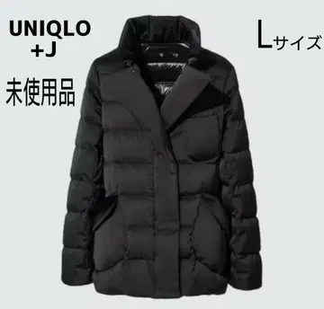 미사용품 완판템 유니클로 +J 질 샌더 콜라보 다운 자켓 블랙