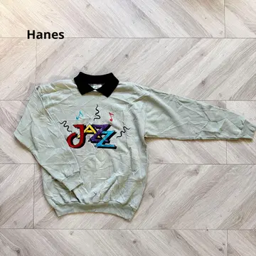 Hanes 카라 부착 트레이닝복 구제 의류 디자인