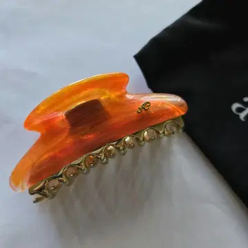 ACCA 마블 오렌지 헤어 클립