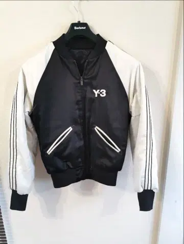 Y-3 봄버 자켓 리버서블 블랙/화이트