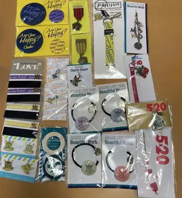 아라시 배지 스트랩 세트 라이브 굿즈 묶음 판매