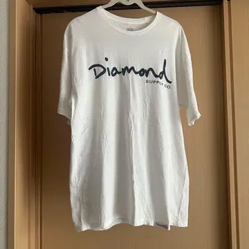Diamond supply co. 티셔츠 화이트 티
