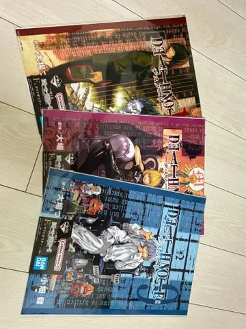 제일복권 데스노트 F상 클리어 포스터 3종 세트 새상품 미개봉 즉시 발송