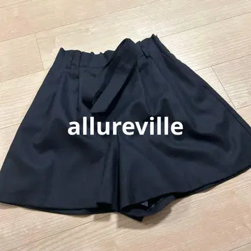 알아바일 숏팬츠 큐롯 블랙