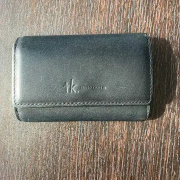 tk. 블랙 가죽 키케이스