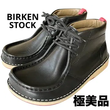 [ 컨디션 최상 ] 버켄스탁 파사데나 하이컷 레드 밑창 블랙