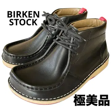 [ 컨디션 최상 ] 버켄스탁 파사데나 하이컷 레드 밑창 블랙