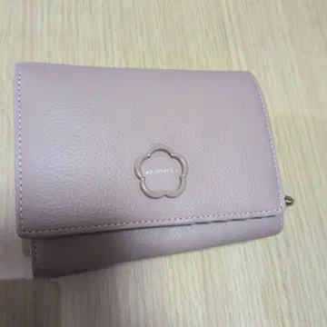 클레이사스 2단 접이식 지갑 베이지