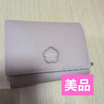 클레이사스 2단 접이식 지갑 베이지