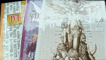 데스노트 F상 제일복권 클리어 포스터 L 야가미 라이토 3종 세트