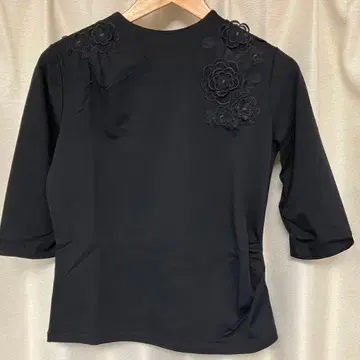 폴라 라세듀 레이스 모티브 탑 L 사이즈 블랙 새상품