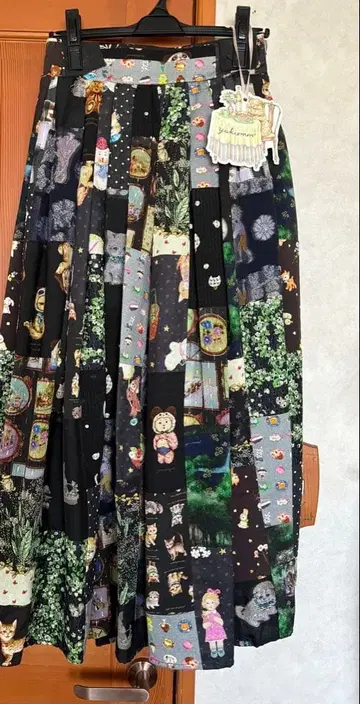 yukiemon 패치워크 스커트 M 사이즈 택 포함 새상품