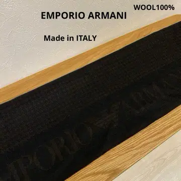 EMPORIO ARMANI 미사용 남성용 스톨 머플러 이탈리아제