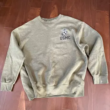 USMC 카키 맨투맨 L