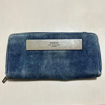 GUESS 장지갑 데님