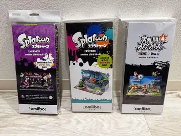 amiibo 디오라마 키트 3개 세트 스프라툰, 슈퍼 스매시브라더스