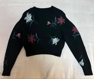 새상품급 SNIDEL 꽃 니트