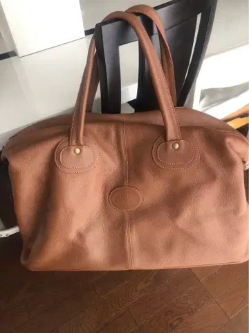 이탈리아제 천연 가죽 보스턴 백