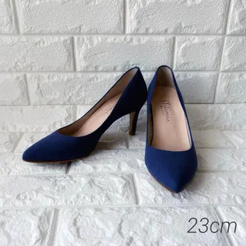아르테미스 바이 다이애나 스웨이드 펌프스 네이비 23cm 스틸레토