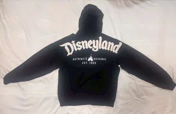캘리포니아 애너하임 디즈니 후드티 Disneyland 로고 L