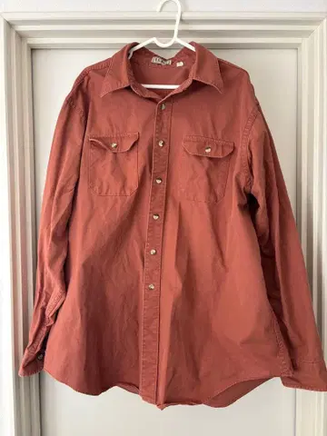 L.L.Bean 브라운 긴팔 셔츠