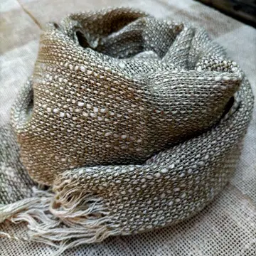 툴시 염색 실크 코튼 스톨