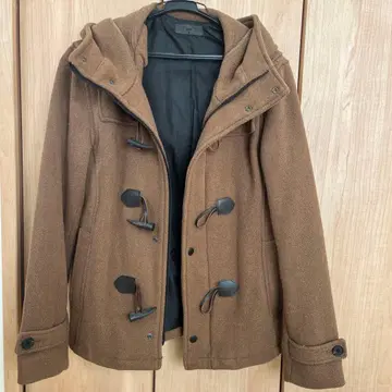 HARE 브라운 더플 코트