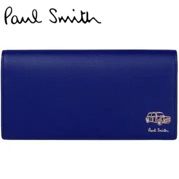 폴스미스 소가죽 장지갑 동전 지갑 카드 케이스 다용도 수납 디자인 블루