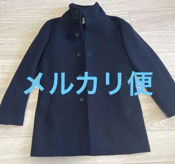 다케오 키쿠치 남성용 코트 네이비