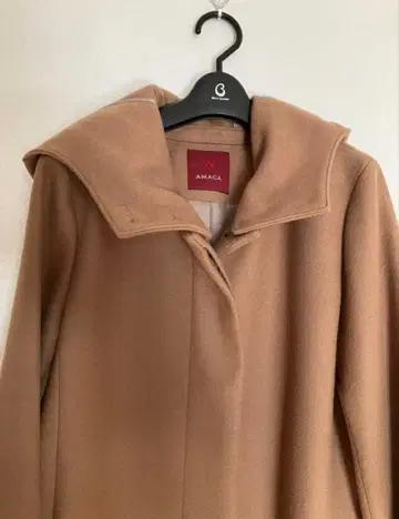 AMACA 베이지 롱 코트