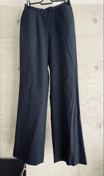 CORDIER 네이비 와이드 팬츠 플리츠