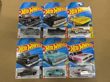 핫휠 6대 세트 임팔라 CHEVY C10 다지 플리마켓 레어