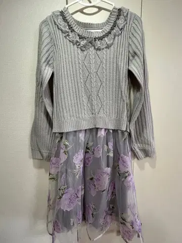 axes femme 엑시즈팜 니트 도킹 원피스