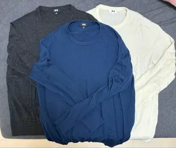 UNIQLO 메리노 니트 3종 세트