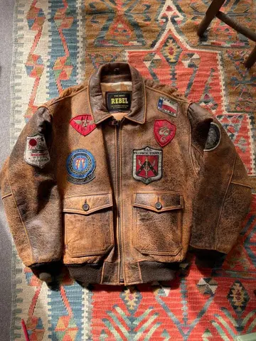 1990s The Origin Rebel Leather Jacket