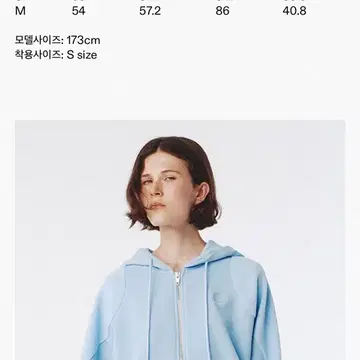S] 기준 Flow Zip-Up Hoodie Sky Blue | 후드티/후드집업 | 번개장터 