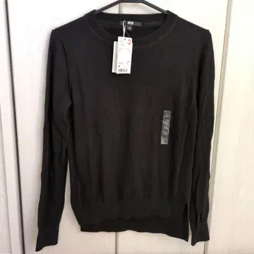 새상품&미사용&택 포함 [ 유니클로 ] 코튼 캐시미어 크루넥 스웨터