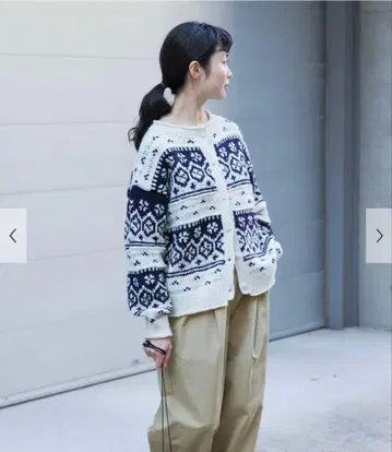 카구레 택 포함 새상품 페루 노르딕 가디건 어반 리서치