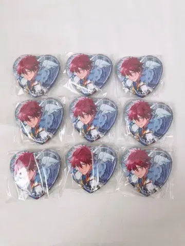 앙스타 중국 경심 하트 캔뱃지 아마기 린네 백호