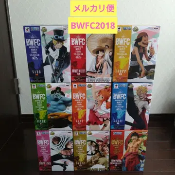 원피스 BWFC 2018 조형왕 정상 결전2 풀컴프 9체 세트